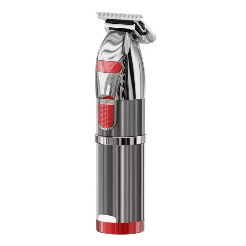 Madeshow M5 M6,Professional Cordless Hair Clipper, Men's Barber Beard Trimmer, All Steel T-shaped Cutter Head,Metal Body Barber