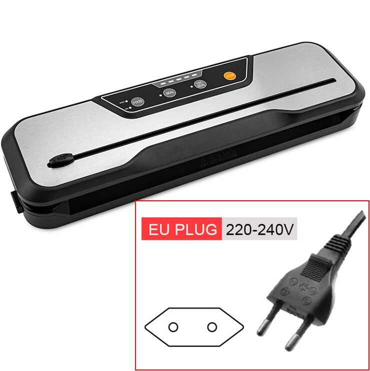 YUMYTH Household Vacuum Sealer Packaging Machine Sous Vide Built-in Cutter Vacuum Packaging Packer Vacuum Bags Food Storage T299