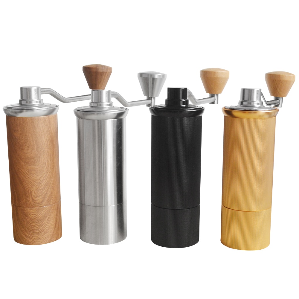 XEOLEO Manual Coffee grinder 45MM Aluminum Coffee miller Black/Brown/Silver/Gold 15g Mini Portable Coffee milling machine