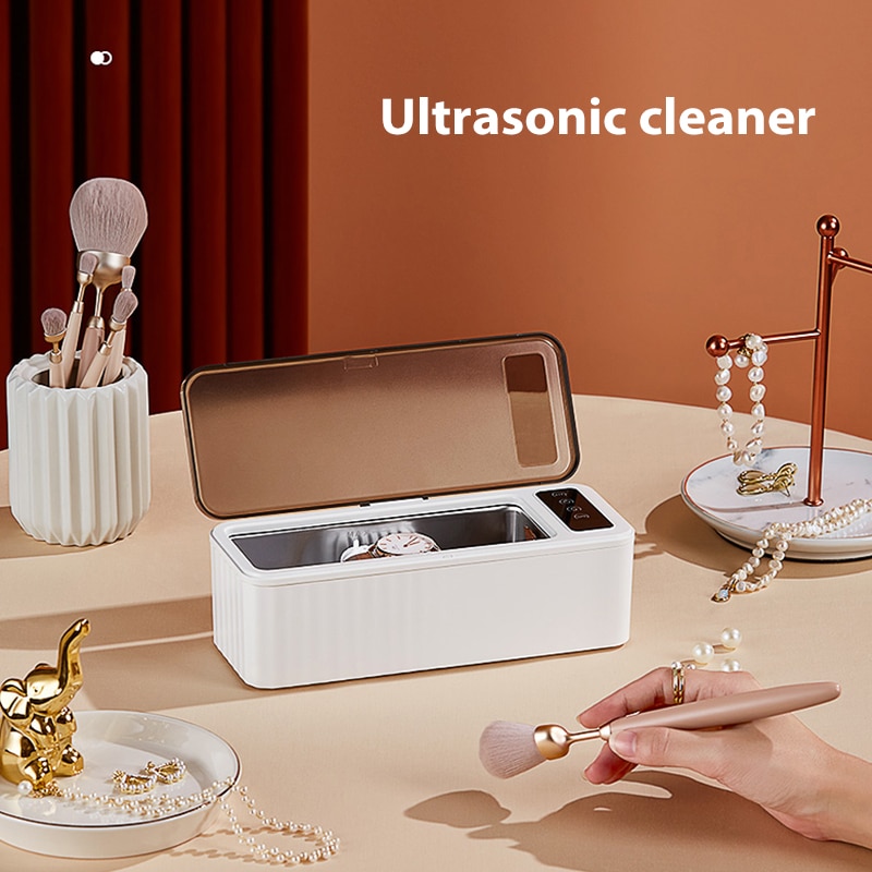 45kHz Ultrasonic Cleaning Machine High Frequency Vibration Wash Cleaner Washing Jewelry Glasses Watch Washing Small Ring