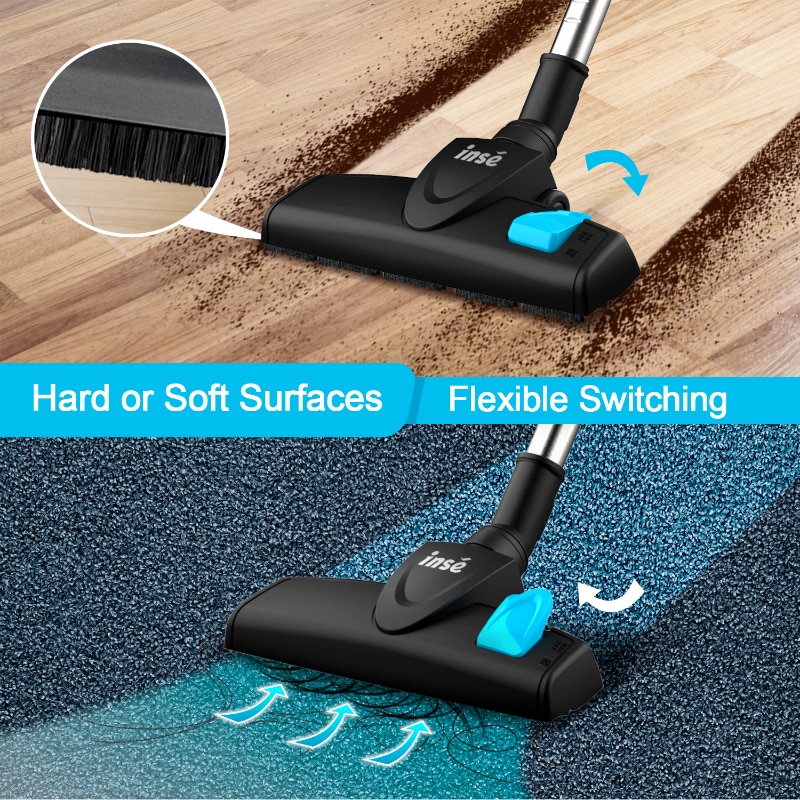 INSE I5 Household Vacuum Cleaner Power Suction Car Vacuum Cleaner Vertical Clean Vacuum Cleaner Handheld Sweeper Mopping Machine