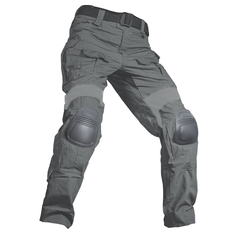 Men Military Tactical Trousers CP Camouflage Multicam Cargo Pant Casual Work Clothing Combat Airsoft  Army Green Knee Pads Pants