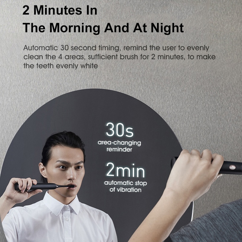 SOOCAS Sonic Electric Toothbrush X3U Adult Electric Toothbrush Fast Charging IPX7 4 Modes Tooth Whitening Cleaning Care Tool