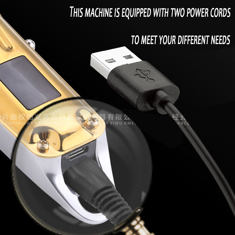 Kemei 2011 Professional Hair Clipper Powerful Pro Hairdressing Combo Kits Electric Hair Trimmer Hair Cutting Machine Metal Housi