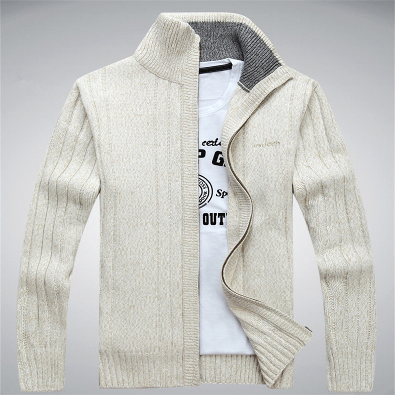 Sweater Male 2020 Wool Cotton Cardigan Autumn Men's Winter Sweater  Kint Wear Knitwear Coats Clothing
