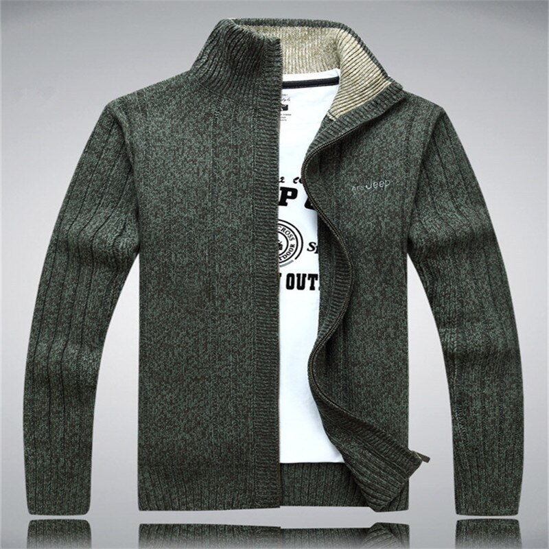 Sweater Male 2020 Wool Cotton Cardigan Autumn Men's Winter Sweater  Kint Wear Knitwear Coats Clothing