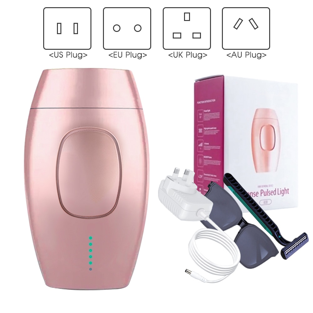 [ZS] Portable 600000 Pulsed Light Detachable Lamp Head IPL Flash Epilator Professional Painless Laser For Hair Removal Permanent