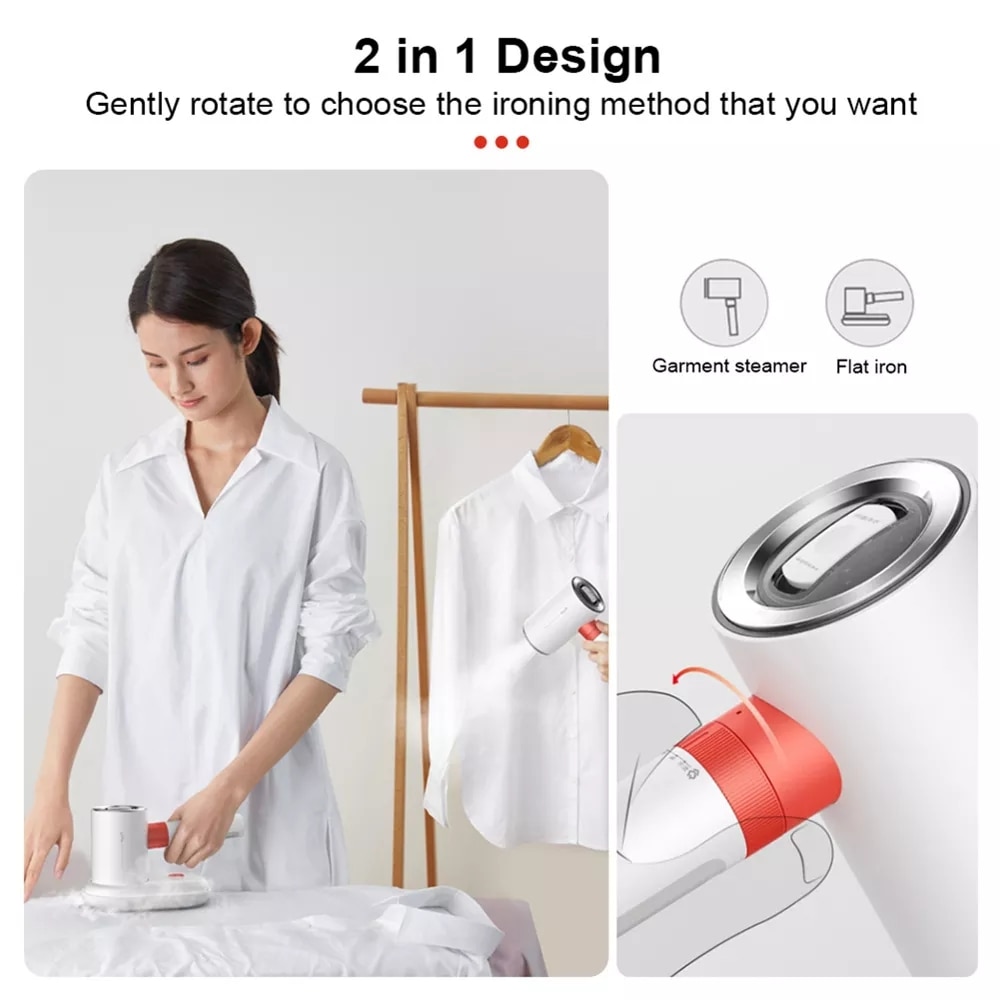 Deerma Garment Steamer DEM-HS200 Handheld Manual Steam Iron for Clothes Ironing Portable Home Appliance