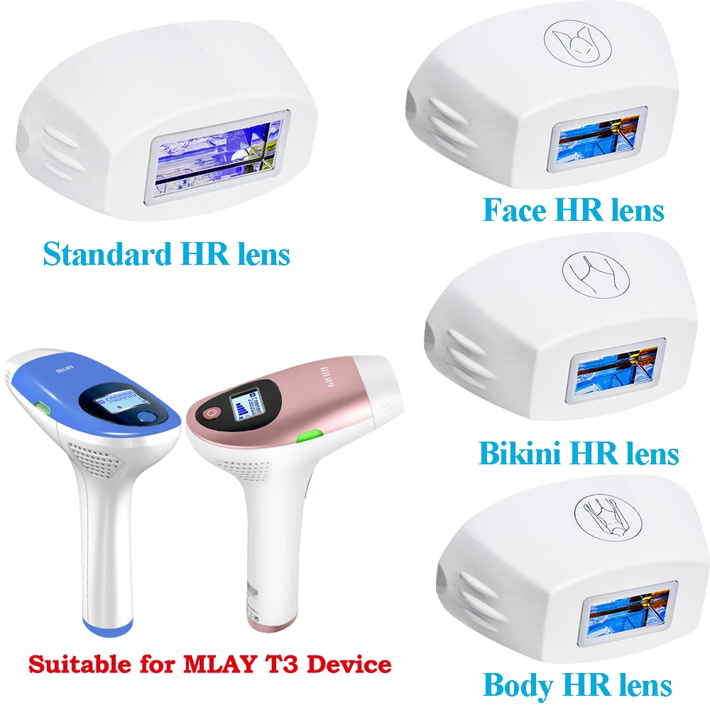 MLAY T3 Depilator Accessories Quartz Lamps 500000 Shots Hair Removal Lenses Use For Bikini Face Body Small Caps Special Lamp