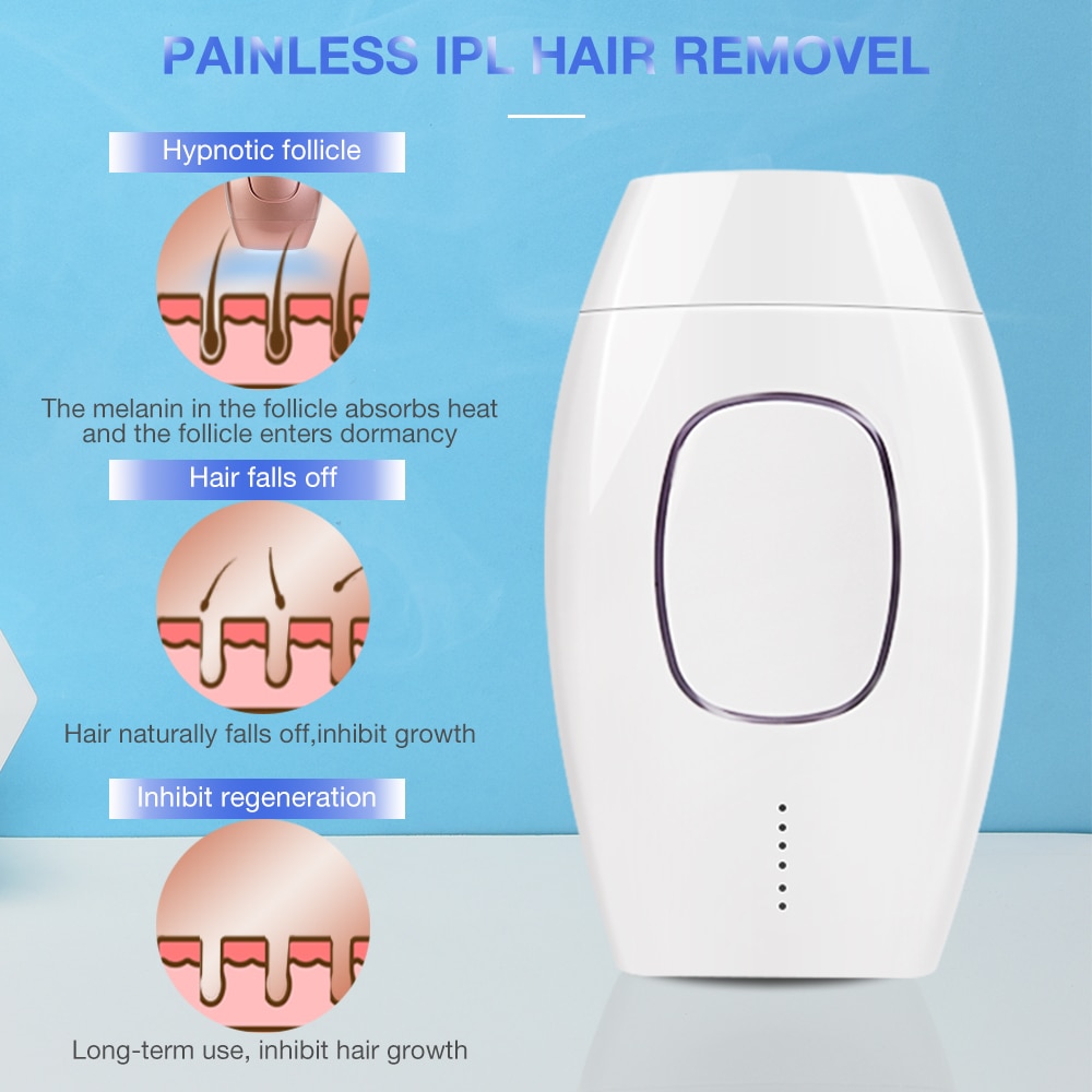 1800000 Flash Permanent IPL Epilator Laser Hair Removal depiladora facial Electric photoepilator Painless Hair Remover dropship
