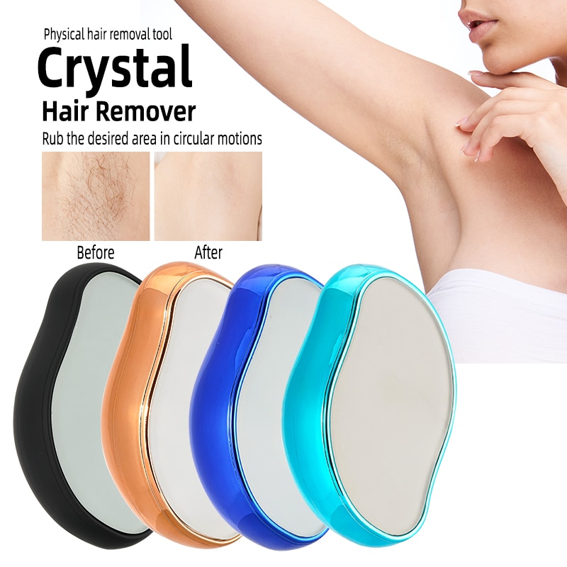 Crystal Hair Eraser Physical Painless Easy Cleaning Reusable Hair Remover Body Beauty Depilation Makeup b`rushes Epilators