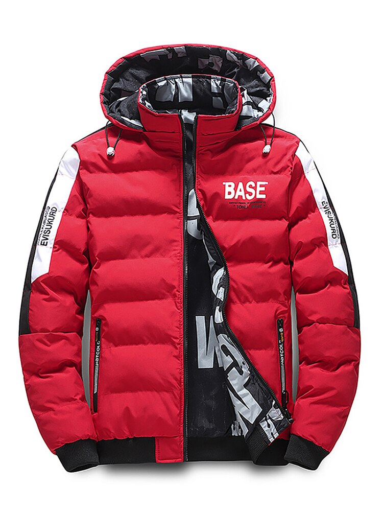 Reversible Winter Jacket Men Outdoor Hooded Men Winter Male Jacket Parka Coat Oversize 2 Side Wear Men Down Jackets Overcoat