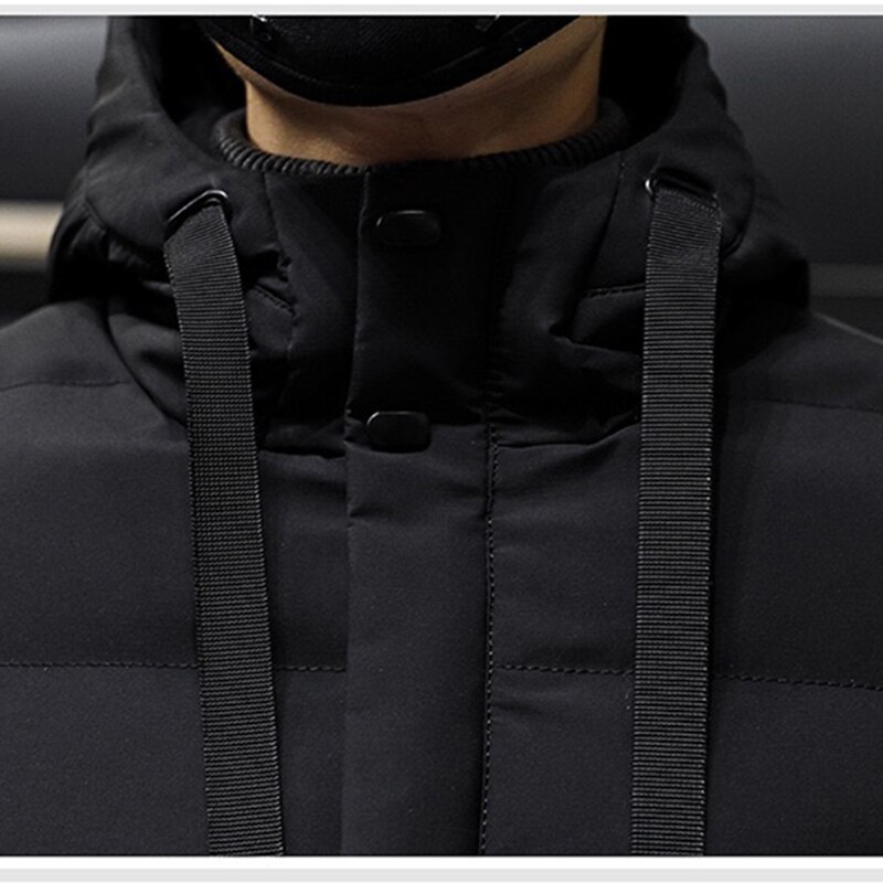 Varsanol New Men's Parkas Long Cotton Winter Jacket Coat For Men Brand Bomber Jacket Thick Parka Homme Warm Tops -20 Degree