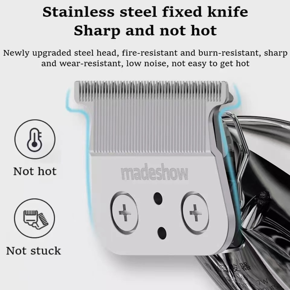 Madeshow M5 M6  Hair clipper Professional Hair Trimmer For Men,Cordless Haircutting Machine Trimmer Top Quality Barber Instru