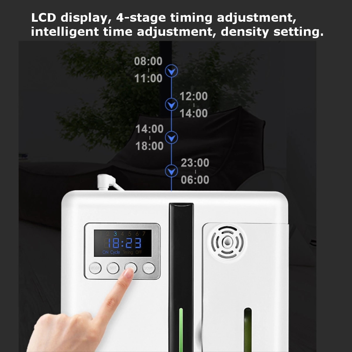 Large Area Oil Aroma Diffuser Fragrance Machine 160ml Timer Function Scent Pure Essential Oil Diffuser for Home Office Hotel