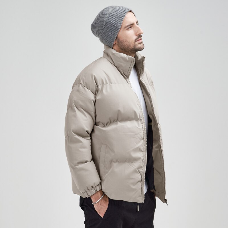 2022 Winter New Men Padded Cotton Jacket Coat Plus Size 8XL Outerwear Warm Quilted Parka All-match Loose Basic Puffer Jacket Men