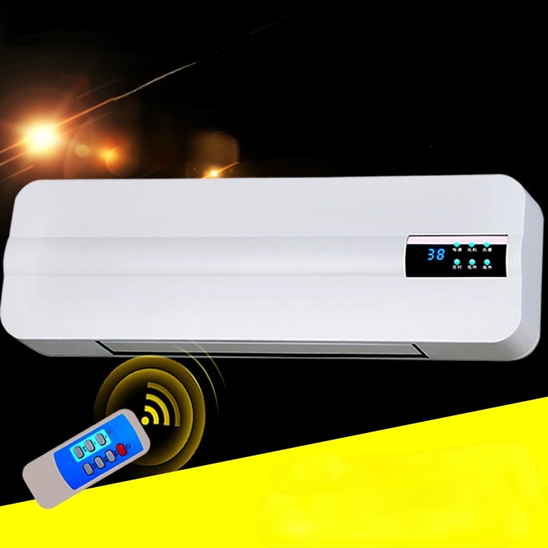 Wall-mounted Electric Air Heater Fan Wall Hanging Warm Cool Wind Blower Warmer Room Ceramic Thermal Heating Stove Radiator