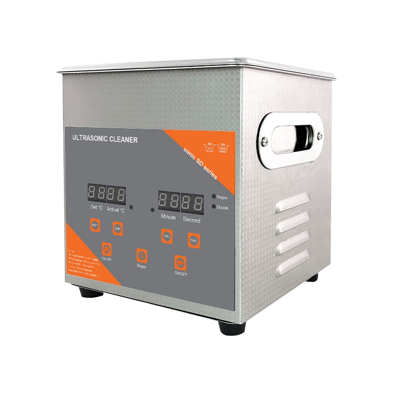 FanYing Portable Ultrasonic Cleaner 2L 60W Bath With Heater Timer Degas For Jewelry Ring Glasses Dental Nozzle Wash Toothbrush