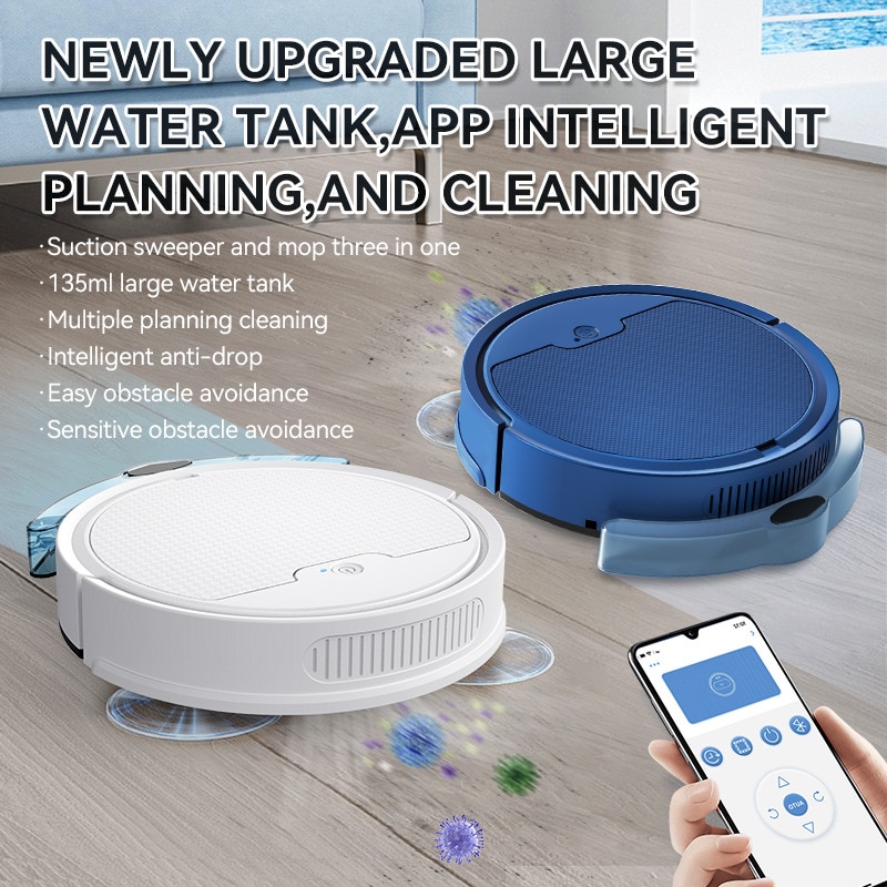 Xiaomi Vacuum Cleaner APP Remote Automatic Control Sweeping Robot with Water Tank Sweep and Wet Mopping Vacuum Cleaning Mute