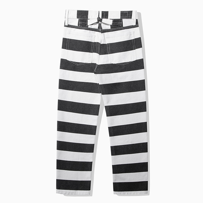 Amekaji Vintage 16oz Heavy Canvas Pants Men Spring Autumn New Cotton Multi-pocket Striped Cargo Pants Casual Knights Trousers