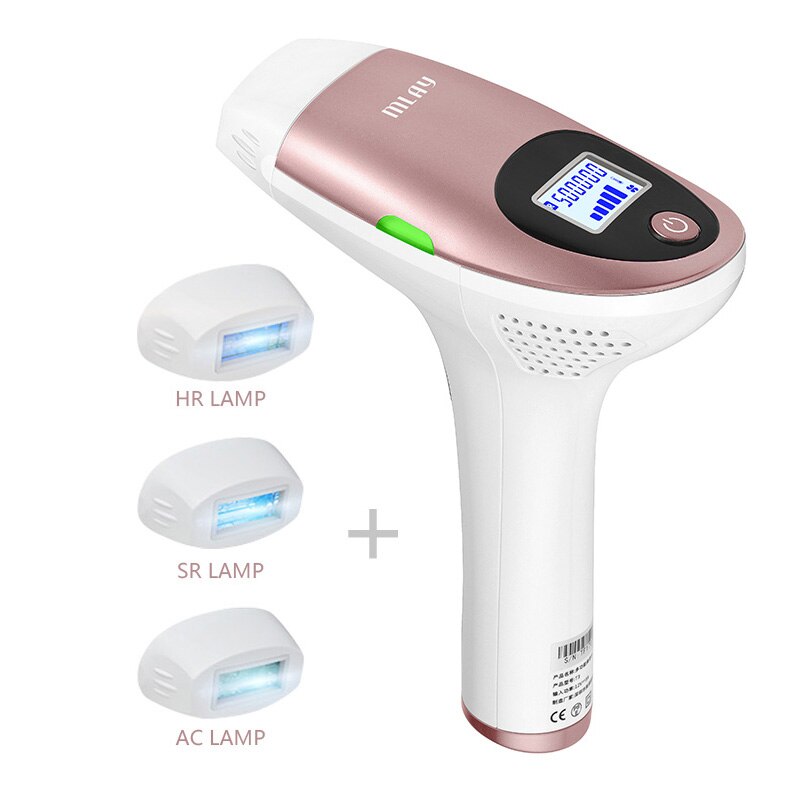 MlayT3 IPL Hair removal Epilator a Laser Permanent Hair Removal Machine Face Body 3IN1 Electric depilador a laser 500000 Flashes