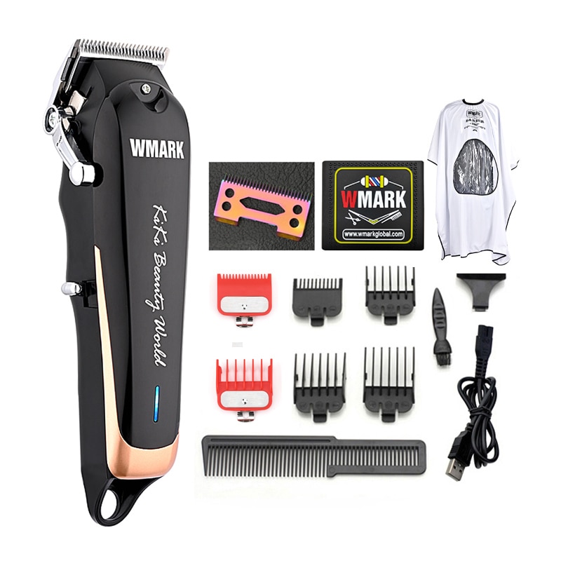 WMARK NG-103Plus NG-103B Professional Cordless Hair Clippers Hair Cutter Hair Cutting Machine Hair Trimmer 6500 rpm