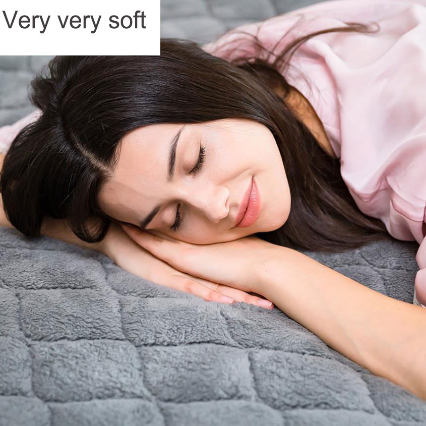 High Grade Warm Heater Velvet Electric Heating Blanket 4 Gear Temperature Timing Controller Room  Electric Blanket Pad Mat