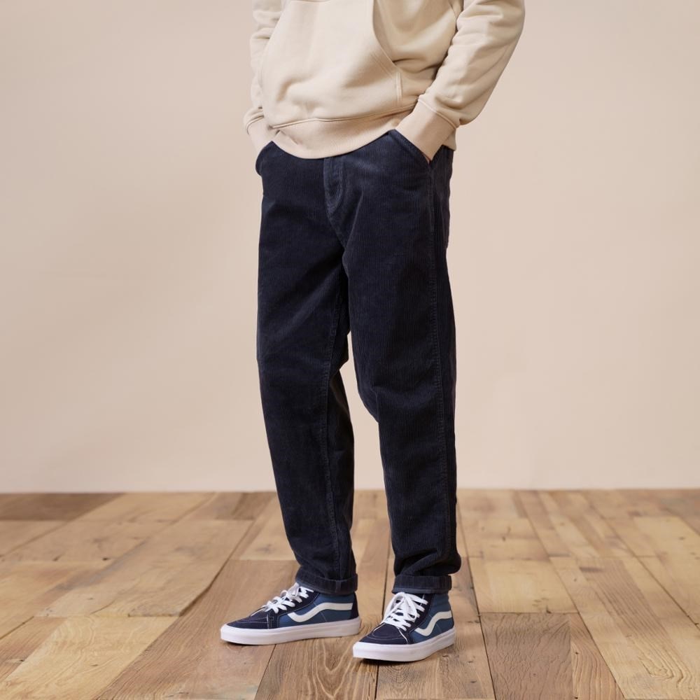 SIMWOOD 2023 Spring Winter New Corduroy Loose Tapered Pants Men Plus Size Hip Hop Casual Trousers Brand Clothing SJ131261
