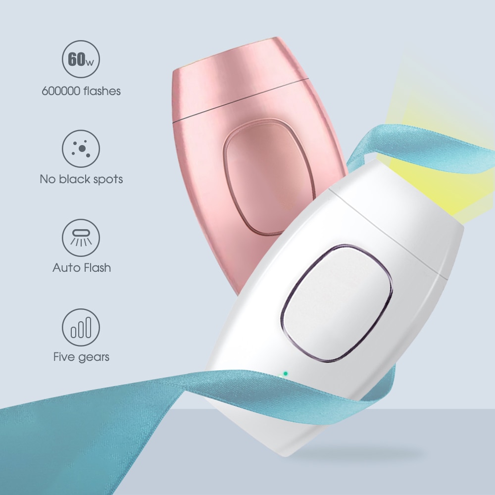 [ZS] Portable 600000 Pulsed Light Detachable Lamp Head IPL Flash Epilator Professional Painless Laser For Hair Removal Permanent