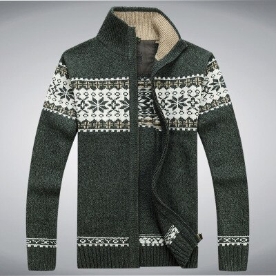 Sweater Male 2020 Wool Cotton Cardigan Autumn Men's Winter Sweater  Kint Wear Knitwear Coats Clothing