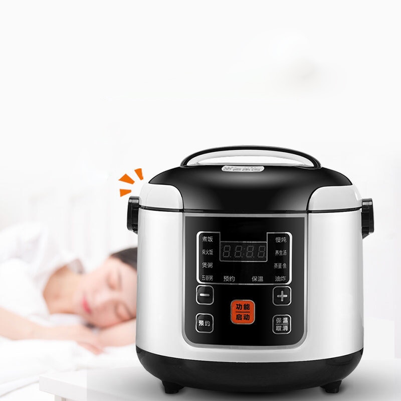 12V 24V Electric Rice Cooker Car Truck Multicooker Soup Porridge Cooking Food Steamer 2L Electric Lunch Box Home Rice Cookers