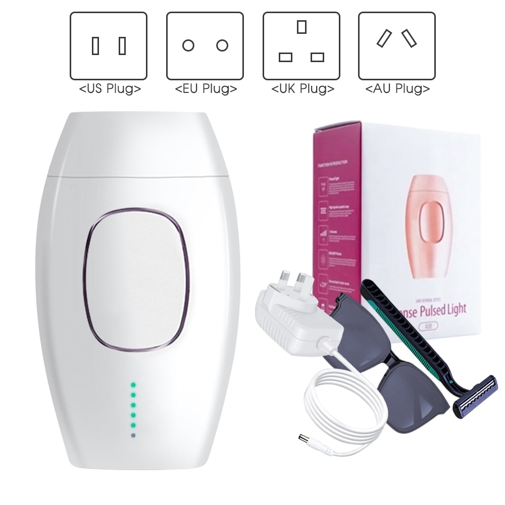 [ZS] Portable 600000 Pulsed Light Detachable Lamp Head IPL Flash Epilator Professional Painless Laser For Hair Removal Permanent