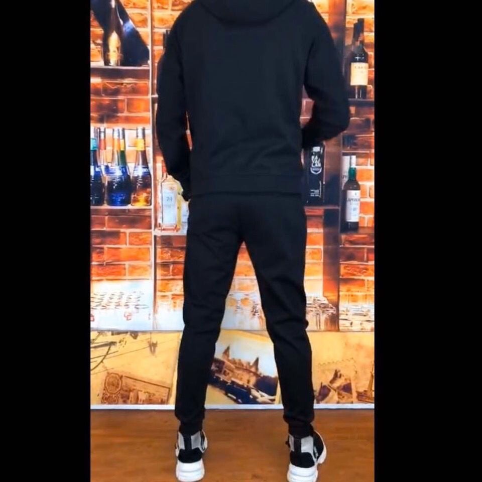 Men's suits autumn winter cotton clothes suit man sports fashion sweatshirt