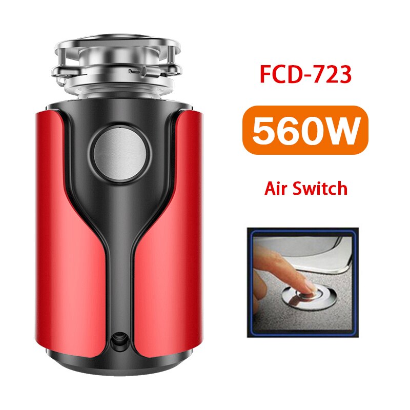 Food Waste Disposer Smart Remote Switch Food Crusher Stainless steel Grinder Kitchen Appliances Garbage Disposal Material