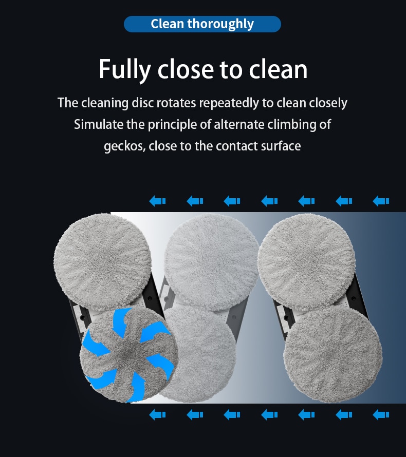 Limabean HM-C04 Robot Vacuum Cleaner Window Cleaning Robot Window Cleaner Robot Window Robot Glass Cleaning Robot Window Washer