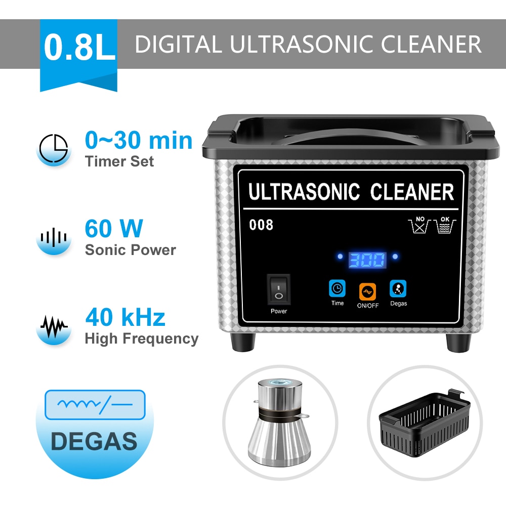 2L 3L 4L 6L 10L 15L 22L 30L Digital Ultrasonic Bath 600W Heater Timer Degas Clean Basket Ultrasound Cleaner Cleaning Tool