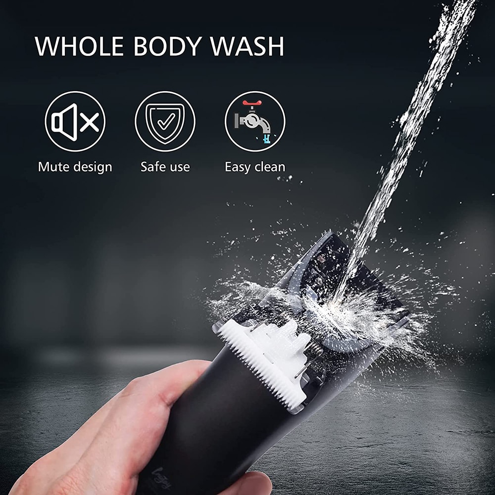 Electric Body Groomer Pubic Hair Trimmer for Men Balls Shaver Clipper Male Sensitive Private Parts Razor Sex Place Face Cut