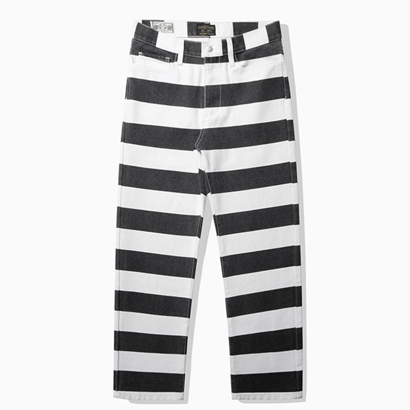 Amekaji Vintage 16oz Heavy Canvas Pants Men Spring Autumn New Cotton Multi-pocket Striped Cargo Pants Casual Knights Trousers