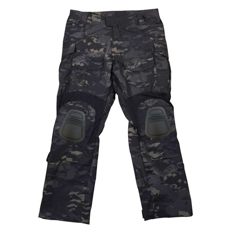 Men Military Tactical Trousers CP Camouflage Multicam Cargo Pant Casual Work Clothing Combat Airsoft  Army Green Knee Pads Pants