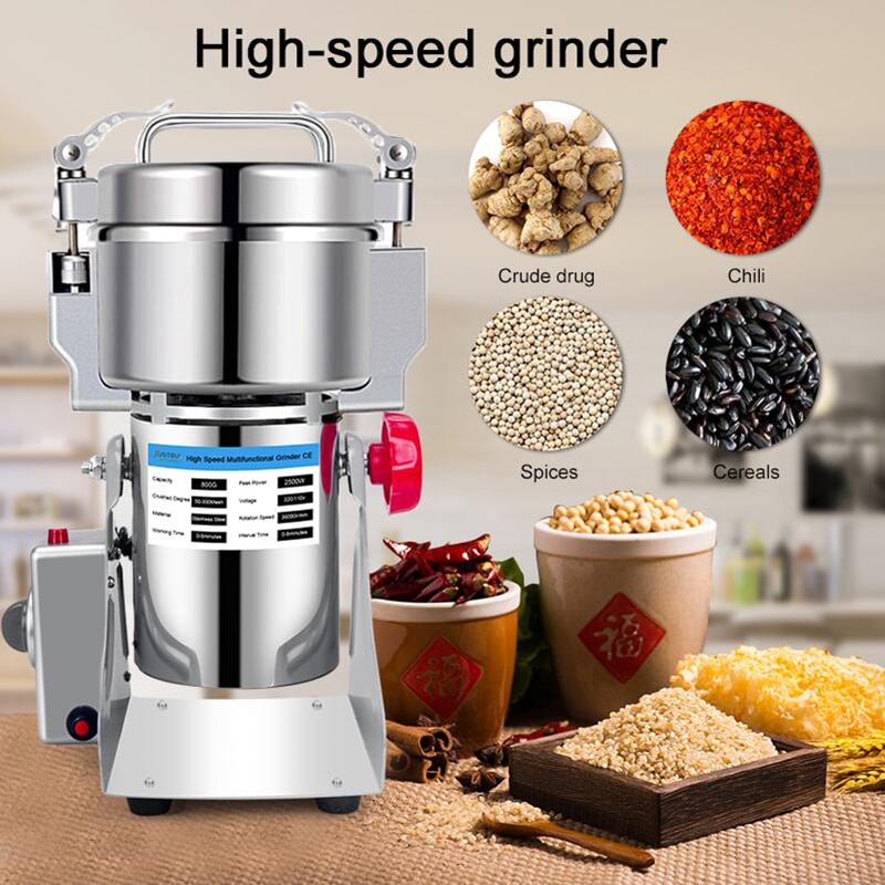 2500G /1000G/800G Coffee Grinder Machine Herb Grain Spices Mill Medicine Wheat Mixer Dry Food Grinder