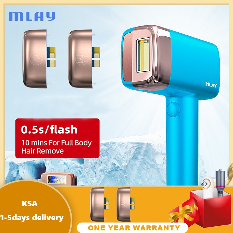 T14 MLAY IPL Hair Removal Machine Permanent Epilator Body Electric Malay Female Epilator 500000 Flashes Ice Cooling