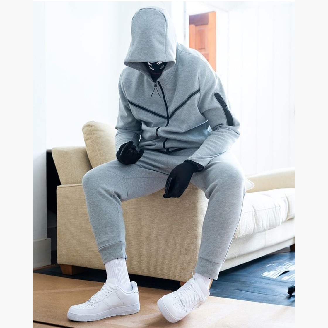 2023 New Brand Men's Sweatsuit Tech Fleece Hoodie Cotton Stretch Training Wear Good Quality Coat Sweatpants Sport Set Clothing