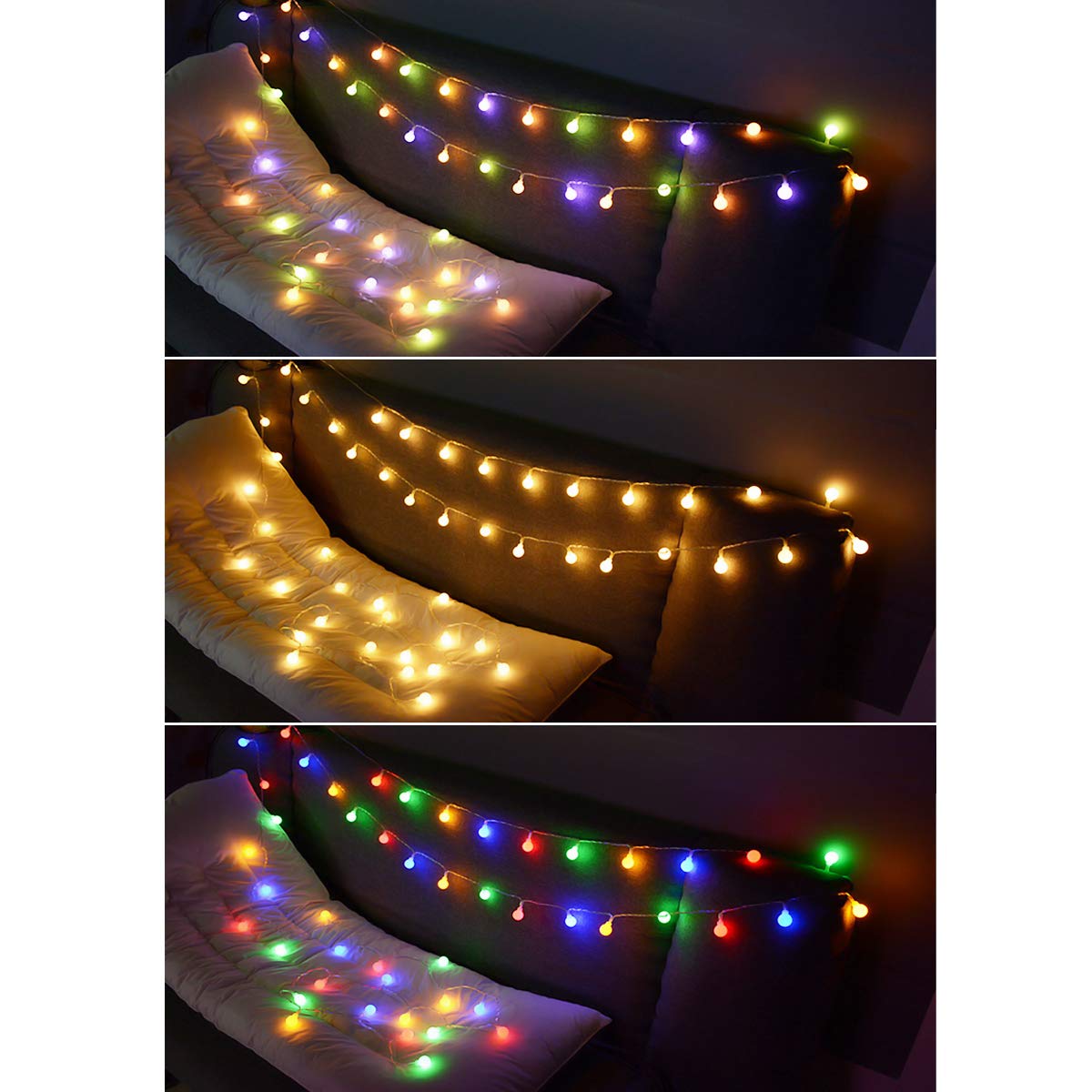 100 LED Globe Ball String Lights
