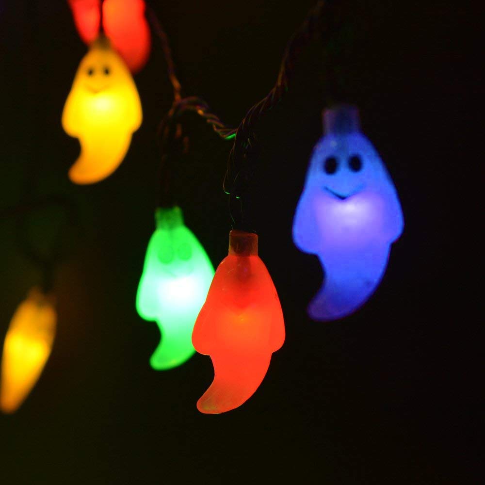 Solar 30 LED Cute Ghost Lights