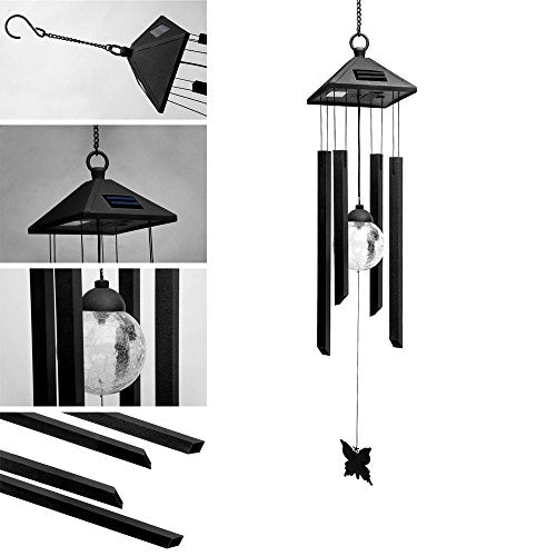 Solar Powered Metal Wind Chime
