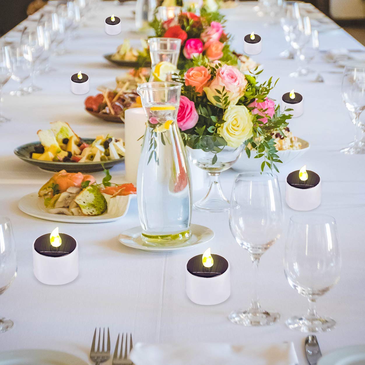 Solar Candles Outdoor Flameless Flickering light