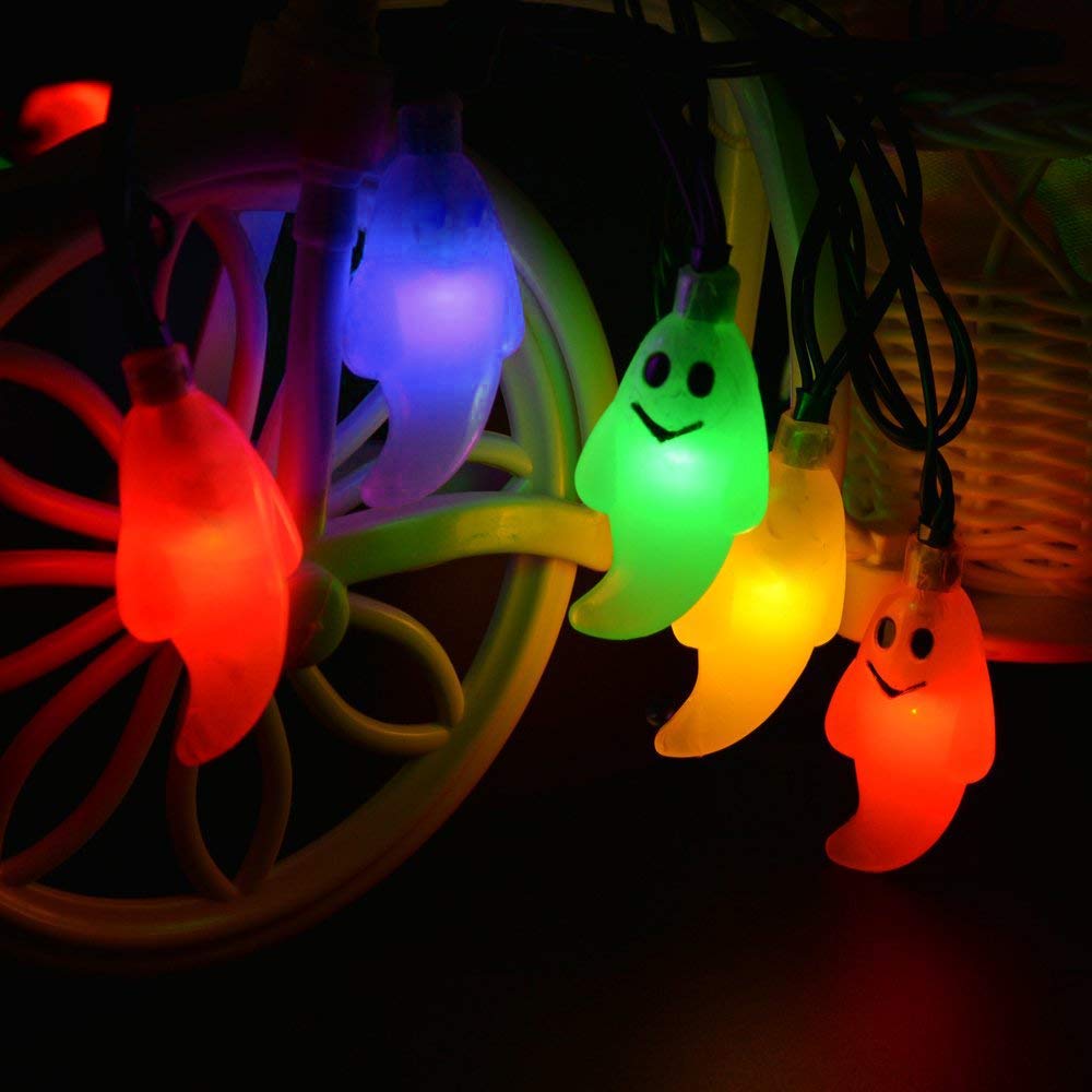Solar 30 LED Cute Ghost Lights