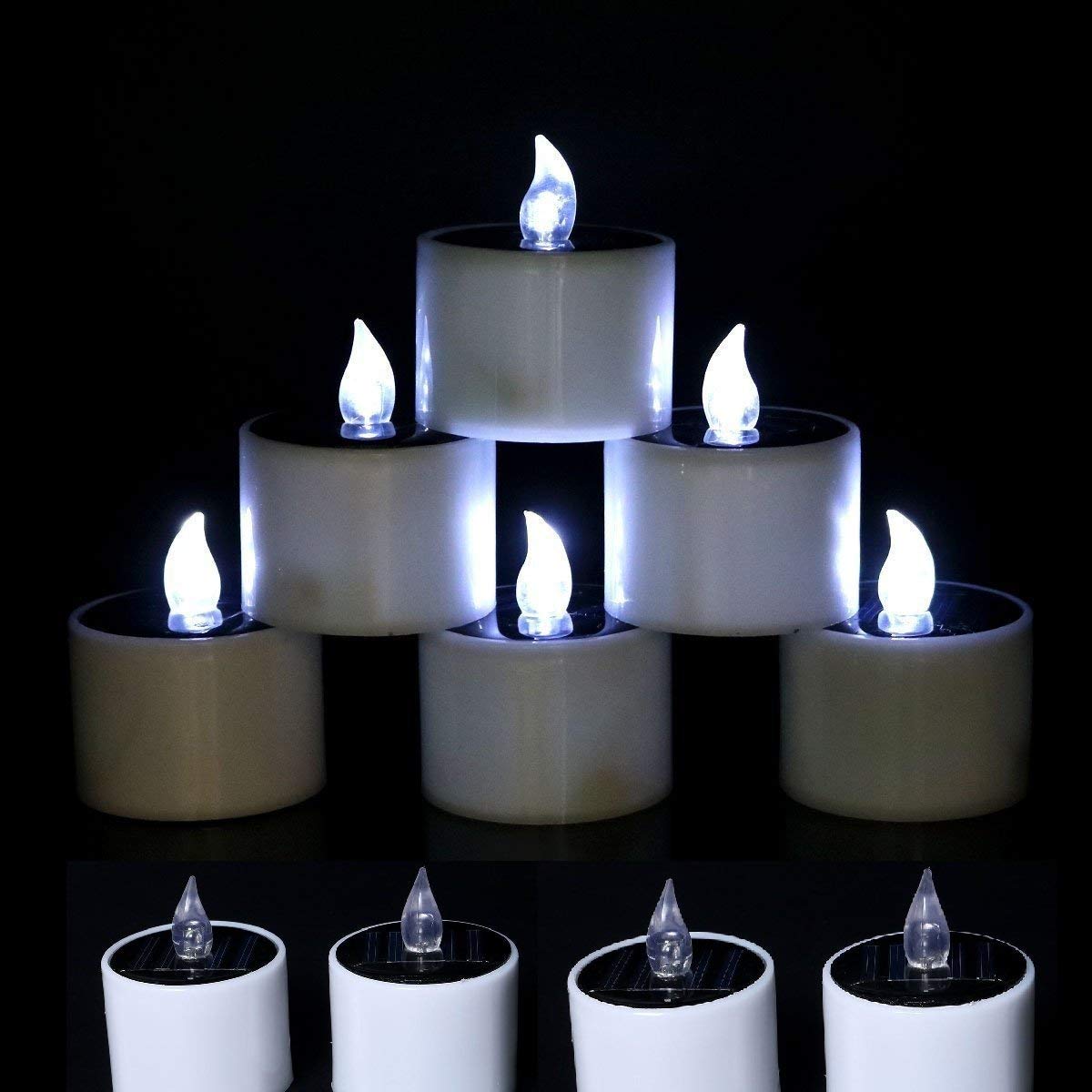 Solar Candles Outdoor Flameless Flickering light