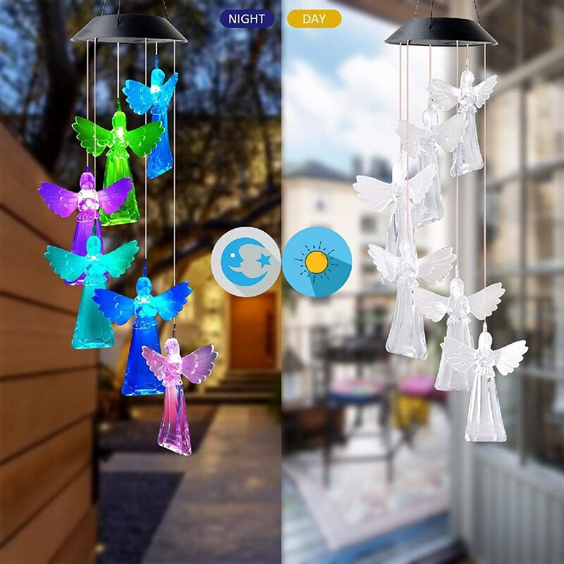 Solar Angel Wind Chime