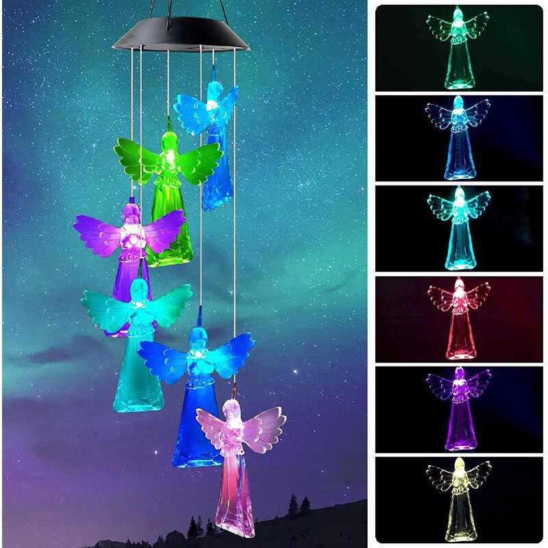 Solar Angel Wind Chime